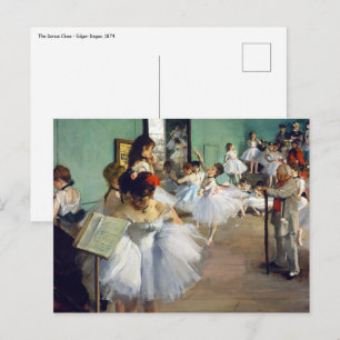 Edgar Degas - klassen Dance Vykort