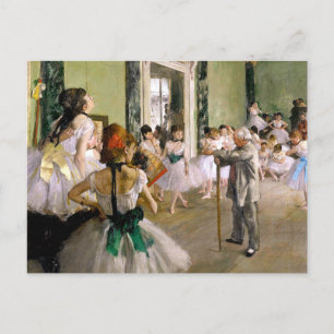 Edgar Degas-klassen Dance Vykort