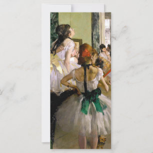 Edgar Degas-klasskortet för dansklass