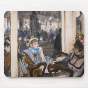 Edgar Degas - Kvinnor i ett Cafe Terrace i kväll Musmatta