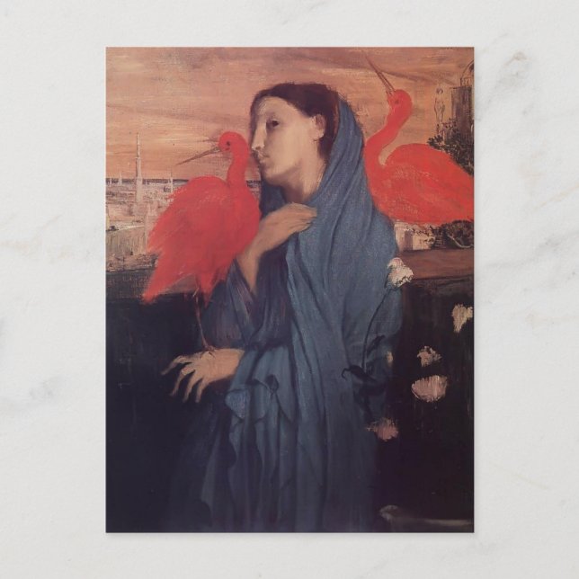 Edgar Degas: Kvinnor i ett terrasdöme Vykort (Framsida)