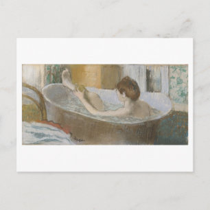 Edgar Degas Kvinnor i hennes Bath, som delar ut Vykort
