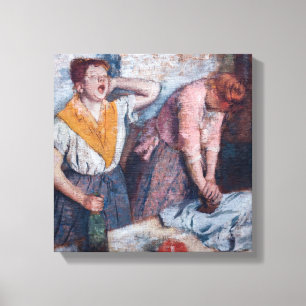Edgar Degas - Kvinnor som stryker Canvastryck