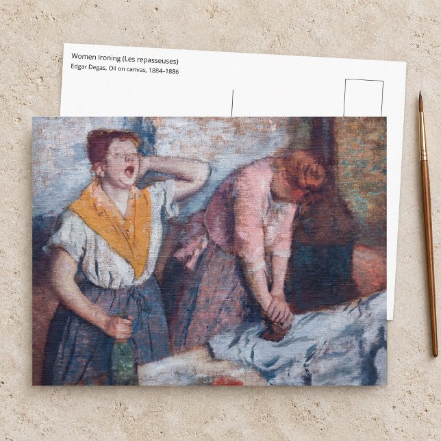 Edgar Degas - Kvinnor som stryker Vykort (Skapare uppladdad)