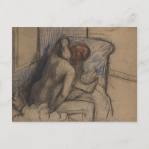 Edgar Degas Kvinnor som torkar håret Vykort