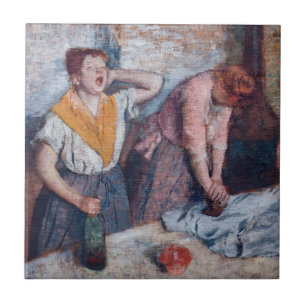 Edgar Degas - Kvinnor stryker Kakelplatta