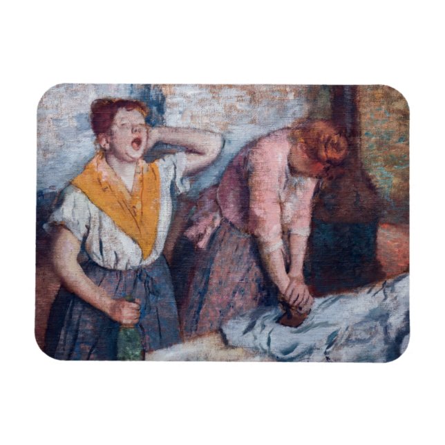Edgar Degas - Kvinnor stryker Magnet (Horisontell)