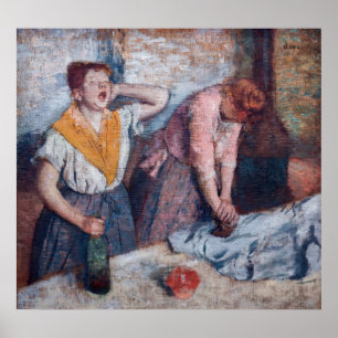 Edgar Degas - Kvinnor stryker Poster