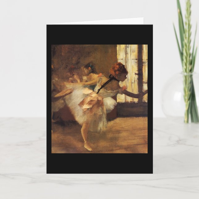 Edgar Degas La Répétition De Danse Kort (Framsida)