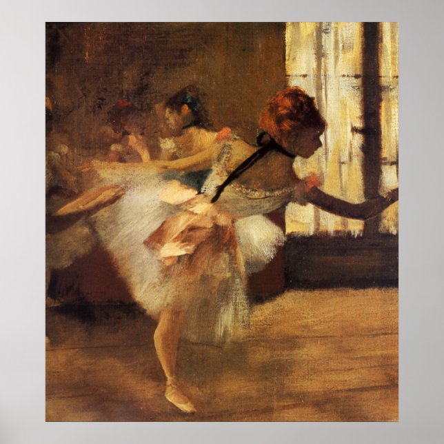 Edgar Degas La Répétition de Danse Poster (Framsidan)