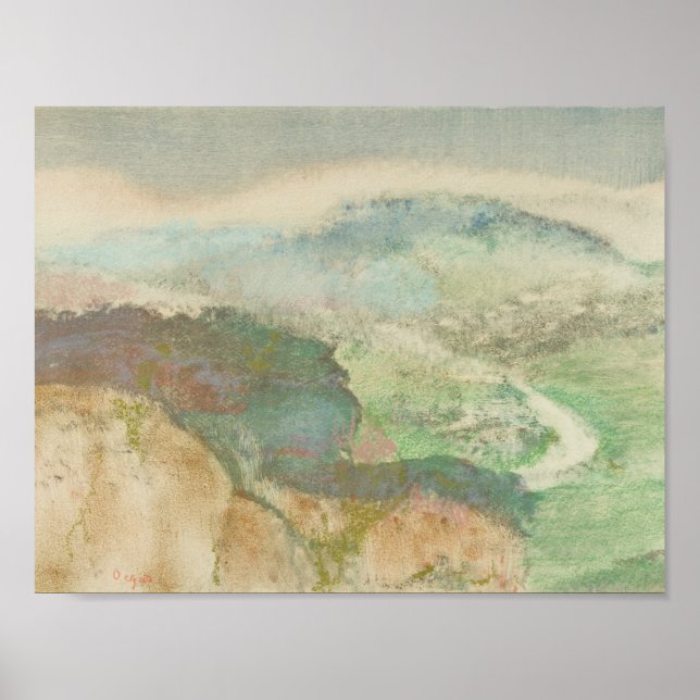 Edgar Degas - liggande Poster (Framsidan)