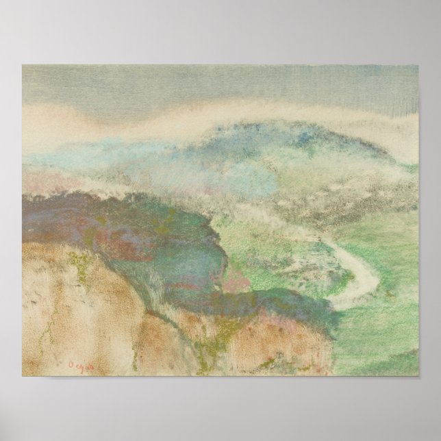 Edgar Degas - liggande Poster (Framsidan)