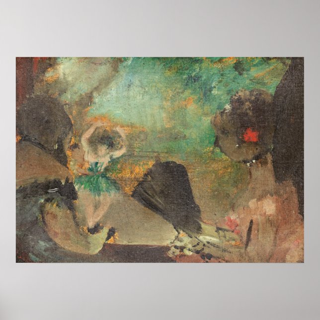 Edgar Degas | Loge, 1883 Poster (Framsidan)