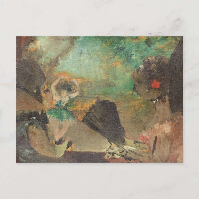 Edgar Degas | Loge, 1883 Vykort (Framsida)
