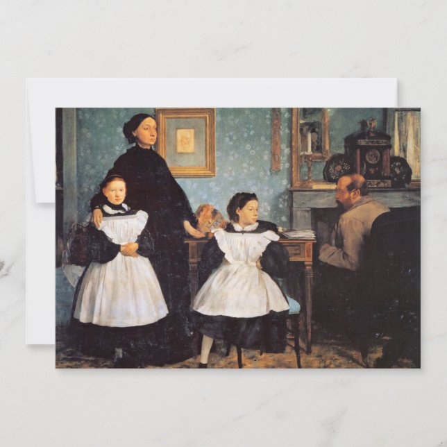 Edgar Degas-målning, Bellelli-familjen Kort (Framsida)