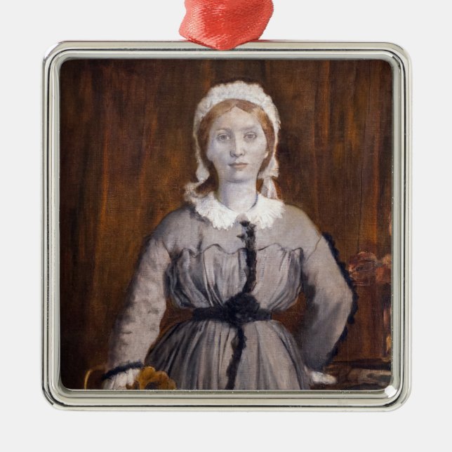 Edgar Degas - Marguerite de Gas Julgransprydnad Metall (Framsidan)