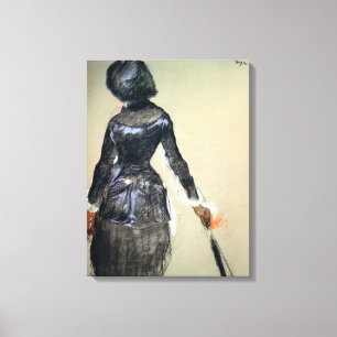 Edgar Degas   Mary Cassatt på luftventilen Canvastryck