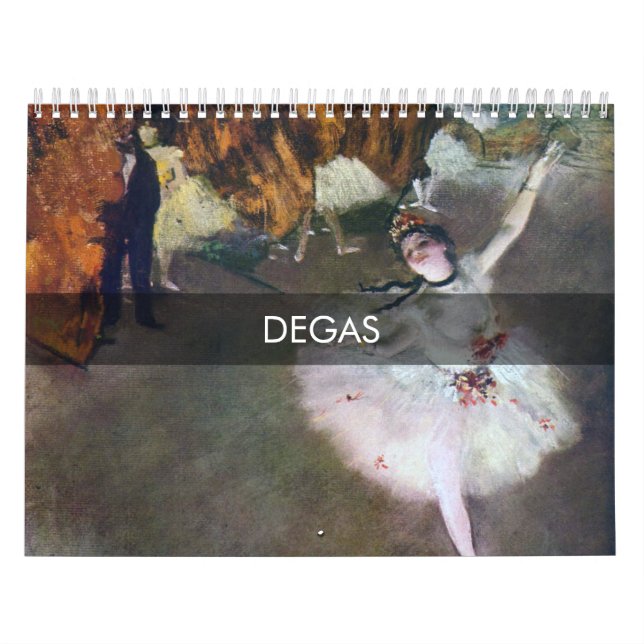 Edgar Degas Mästerverk Kalender (Omslag)