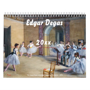 Edgar Degas-mästerverk Kalender