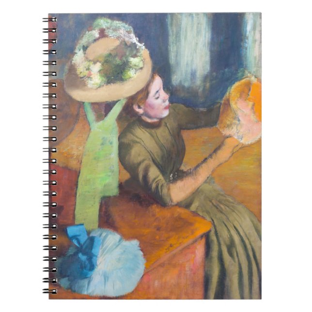 Edgar Degas - Millinery Shop Anteckningsbok (Framsidan)