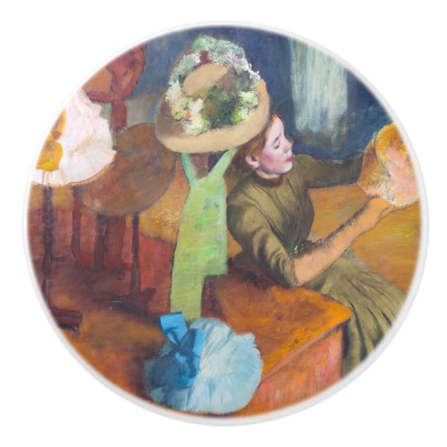 Edgar Degas - Millinery Shop Knopp (Framsidan)