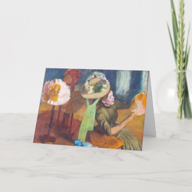 Edgar Degas - Millinery Shop Kort (Framsida)