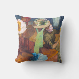 Edgar Degas - Millinery Shop Kudde