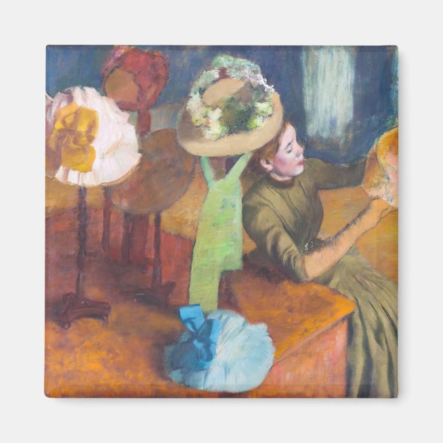Edgar Degas - Millinery Shop Magnet (Framsidan)