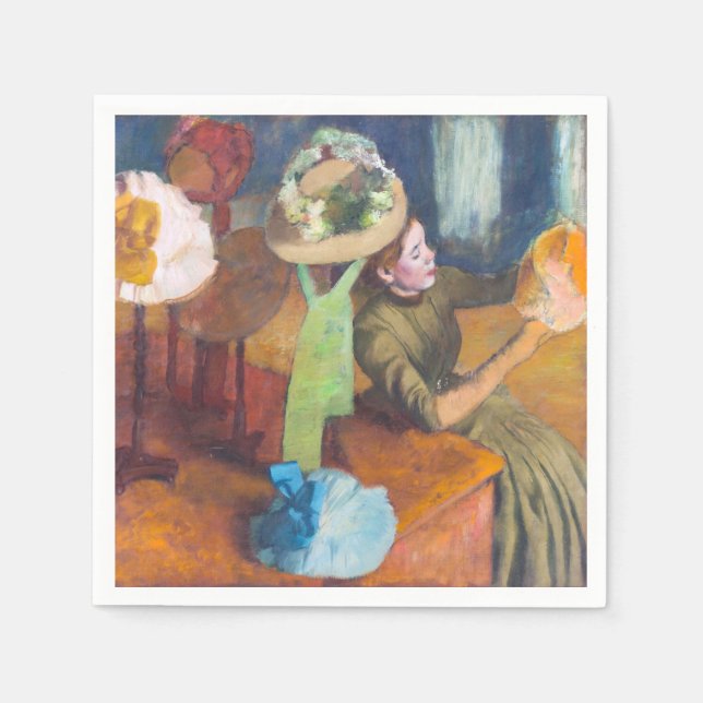 Edgar Degas - Millinery Shop Pappersservett (Framsidan)