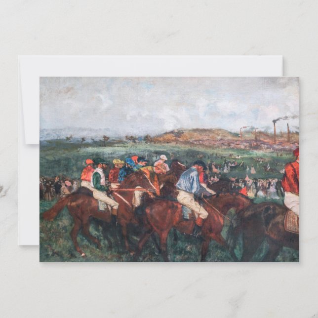 Edgar Degas - Mina herrar Tävling Inbjudningar (Framsida)