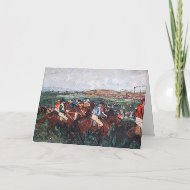 Edgar Degas - Mina herrar Tävling Kort (Framsida)