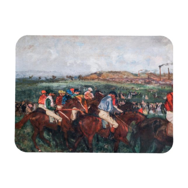 Edgar Degas - Mina herrar Tävling Magnet (Horisontell)