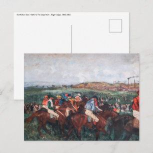 Edgar Degas - Mina herrar Tävling Vykort