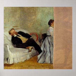 Edgar Degas Monsieur och Madame Edouard Manet Poster