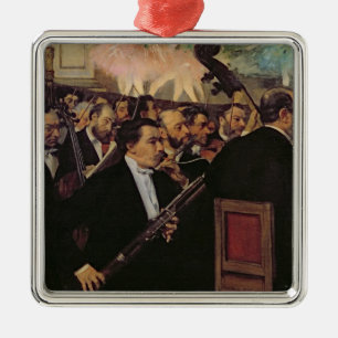 Edgar Degas operaorkesteren, c.1870 Julgransprydnad Metall