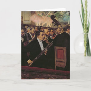 Edgar Degas operaorkesteren, c.1870 Kort