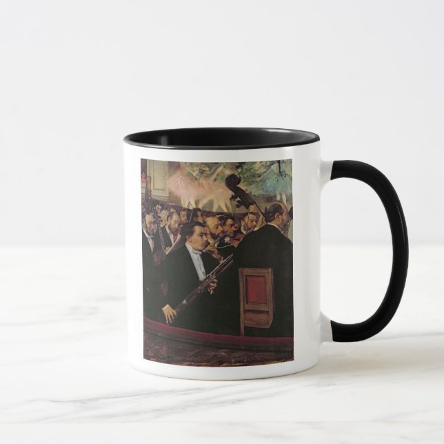 Edgar Degas | operaorkesteren, c.1870 Mugg (Höger)