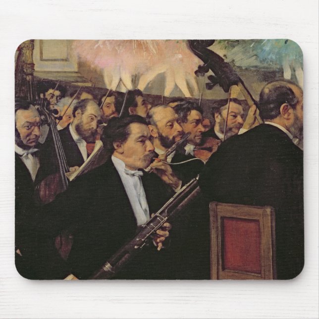 Edgar Degas | operaorkesteren, c.1870 Musmatta (Framsidan)
