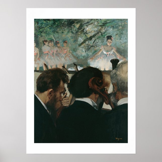 Edgar Degas | Orchestra Musician Poster (Framsidan)