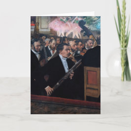 Edgar Degas - Orchestra på Opera Kort
