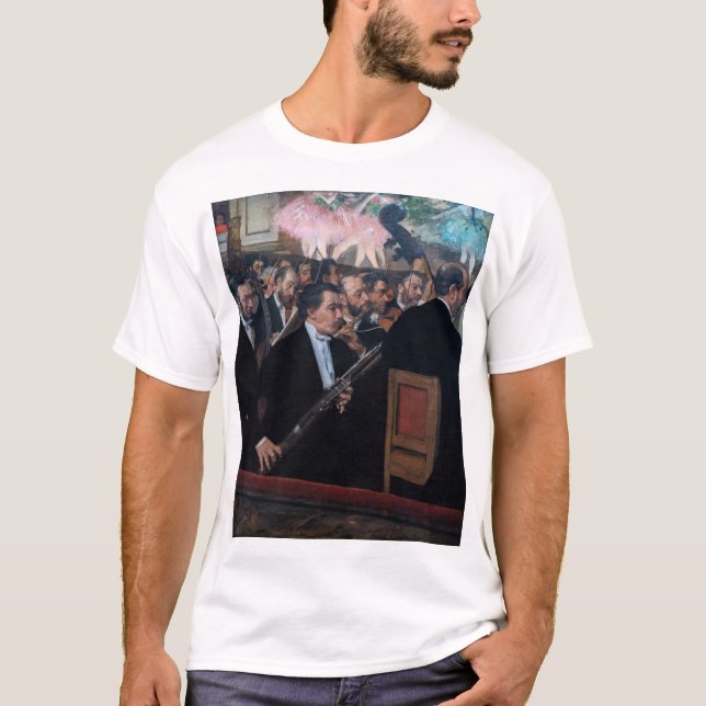 Edgar Degas - Orchestra på Opera T Shirt (Framsida)