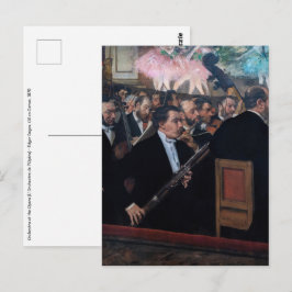 Edgar Degas - Orchestra på Opera Vykort