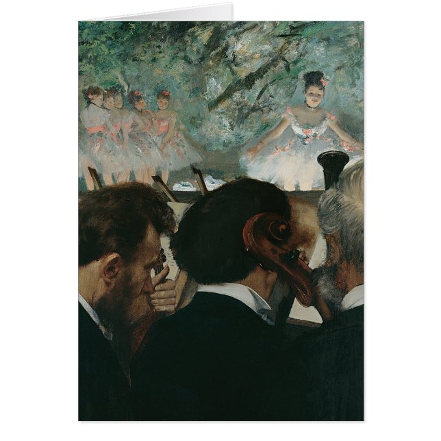 Edgar Degas | orkestermusiker OBS Kort (Framsidan)