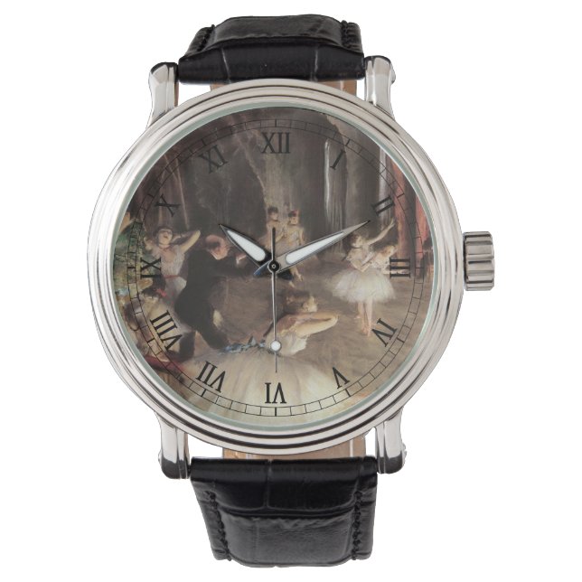 Edgar Degas på scenen Armbandsur (Framsida)