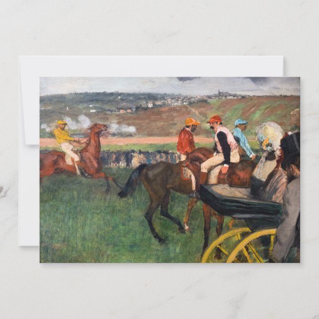 Edgar Degas - på Tävling Tack Kort (Framsida)