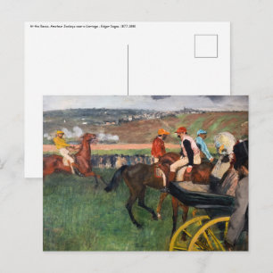 Edgar Degas - på Tävling Vykort