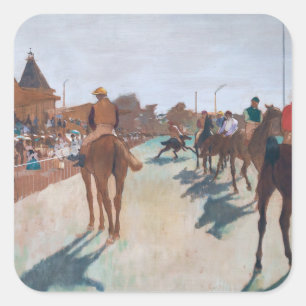 Edgar Degas - Parad Fyrkantigt Klistermärke