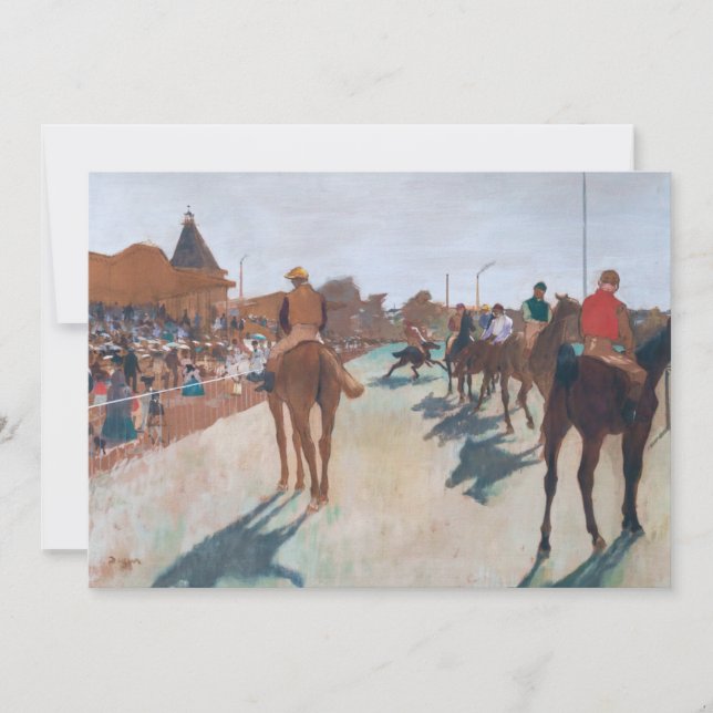 Edgar Degas - Paraden Tack Kort (Framsida)