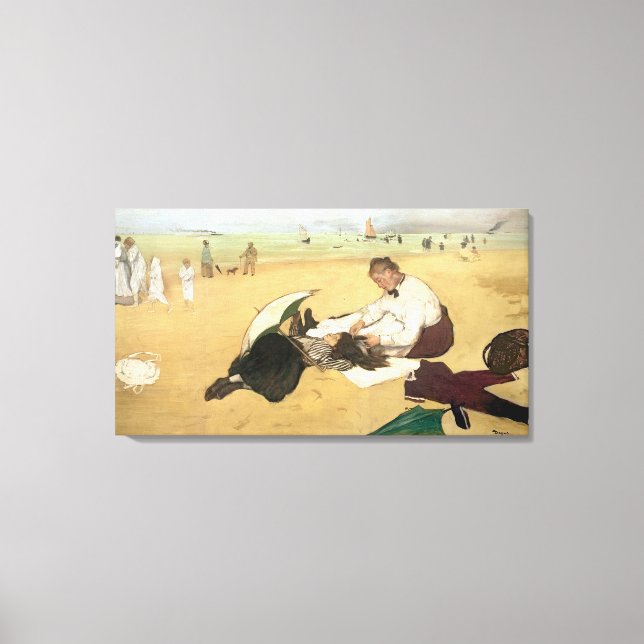 Edgar Degas | Persikoscen Canvastryck (Framsida)