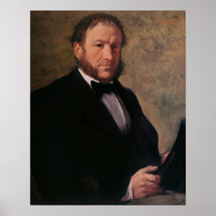 Edgar Degas Porträtt av monsieur Ruelle, 1861 Poster